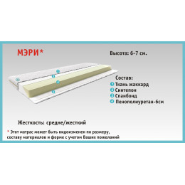 Мэри детский матрас 