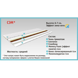 Сэм топпер/футон